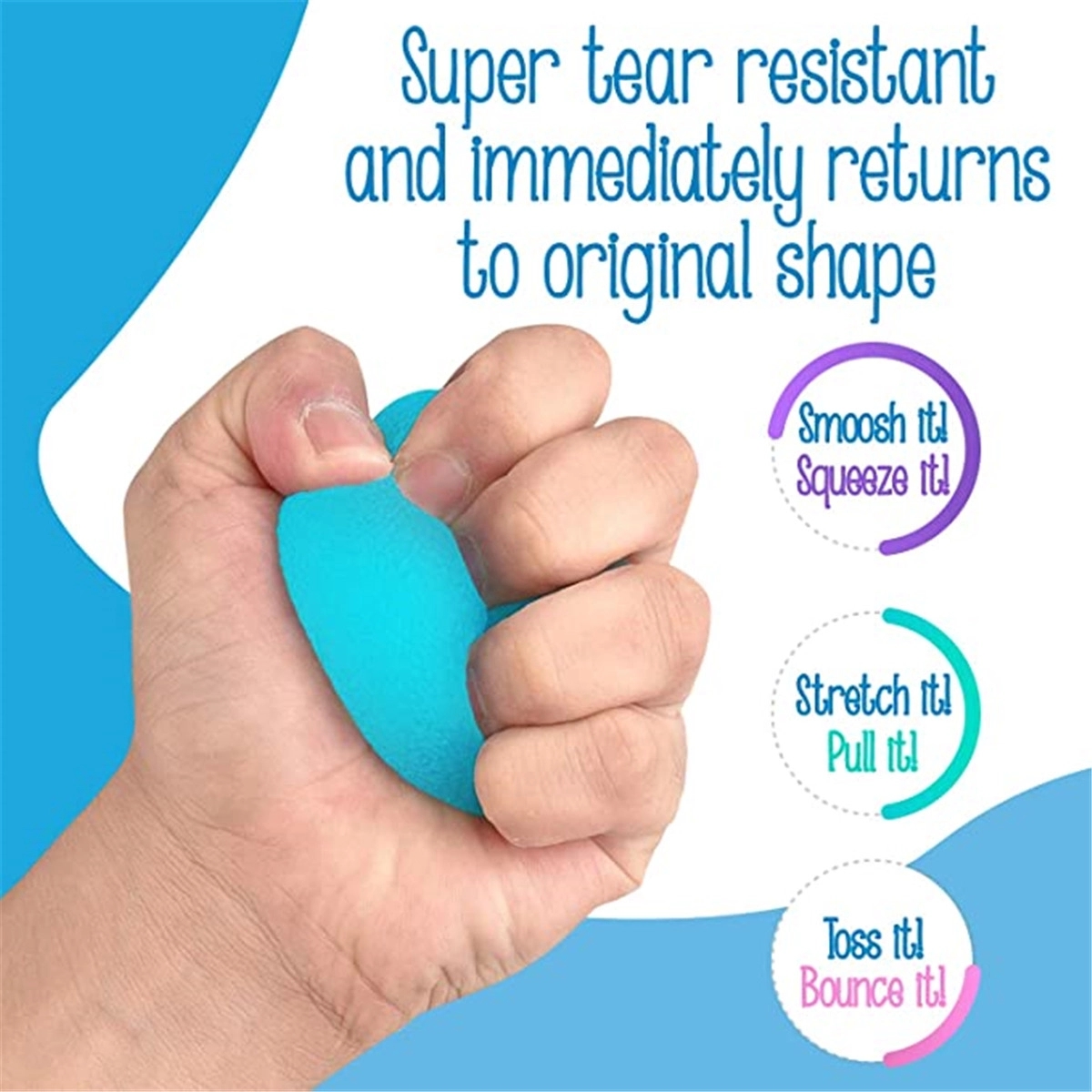 Round Shape Stress Relief Balls Squeeze Toys 3