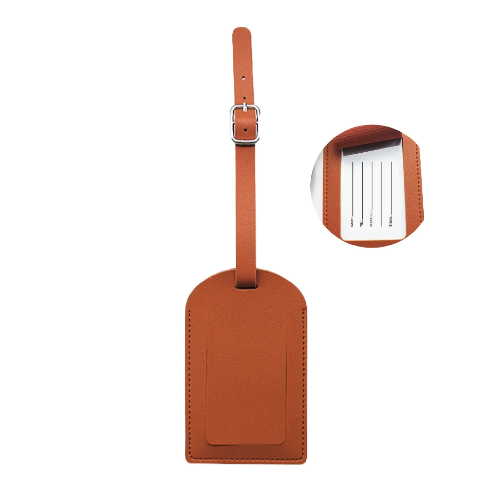 Dual Flip Multifunctional Thickened PU Luggage Tag 5