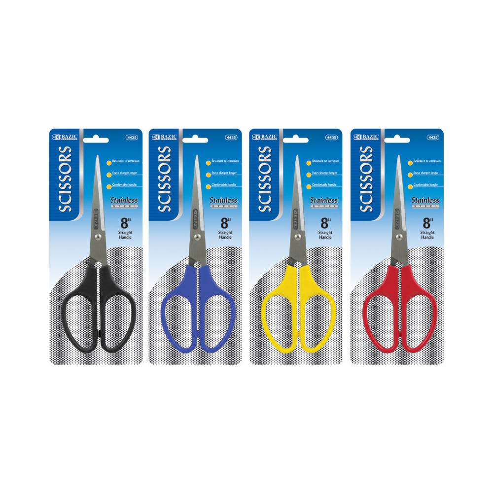 All-Purpose Scissors - 8" Double Thumbs Comfort Grip 2