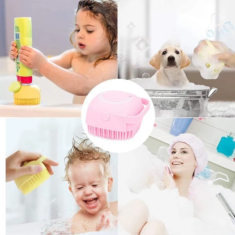 Silicone Shower Brush For Pets 3