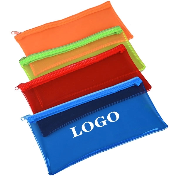 Colorful PVC Zip Pencil Case 2