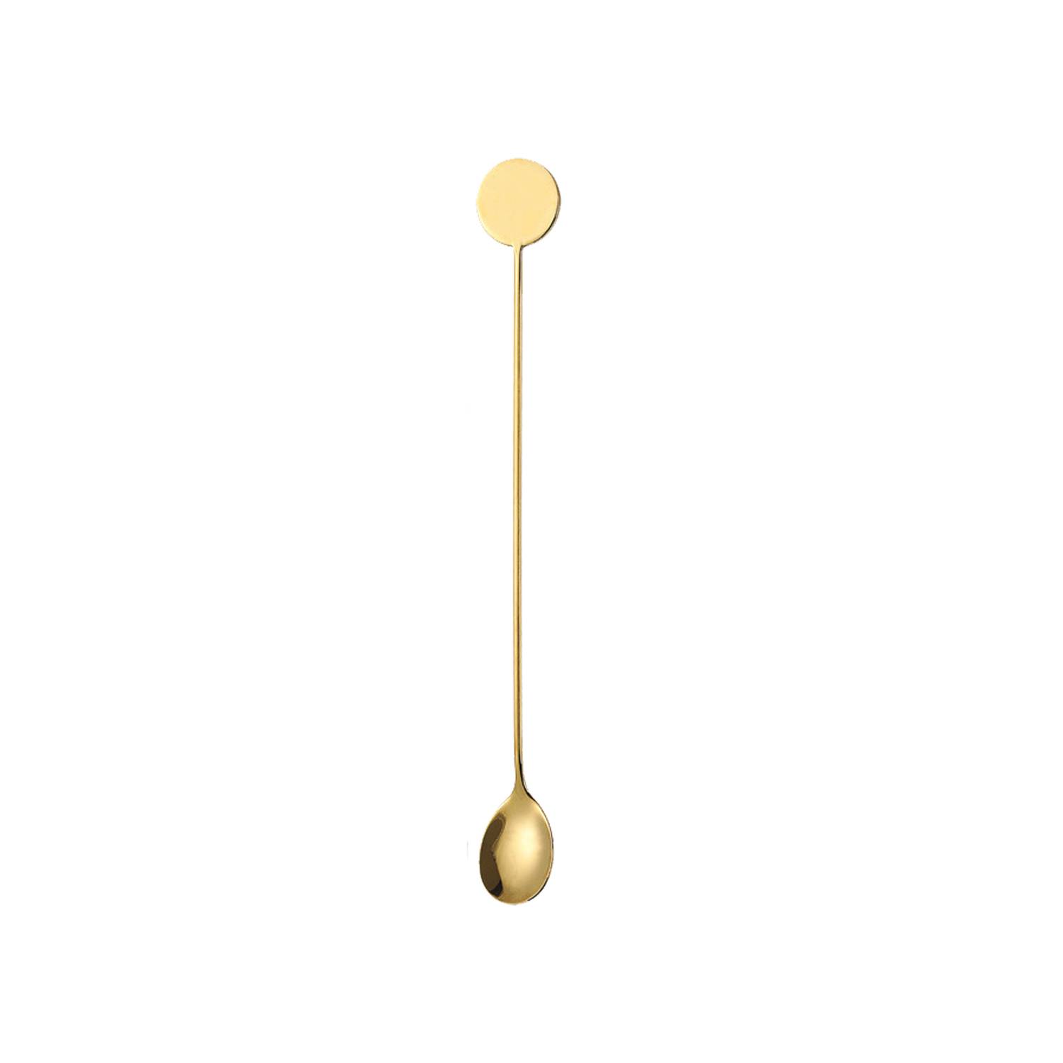 Stainless Steel Polished Long Handle Coffee Stirring Spoon 2