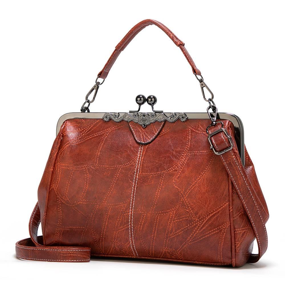 Classic Vintage PU Leather Crossbody & Tote Bag 2