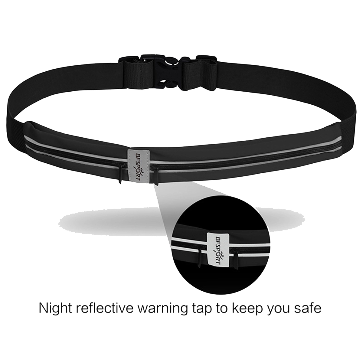 Outdoor fitness sports double mouth waist bag 6
