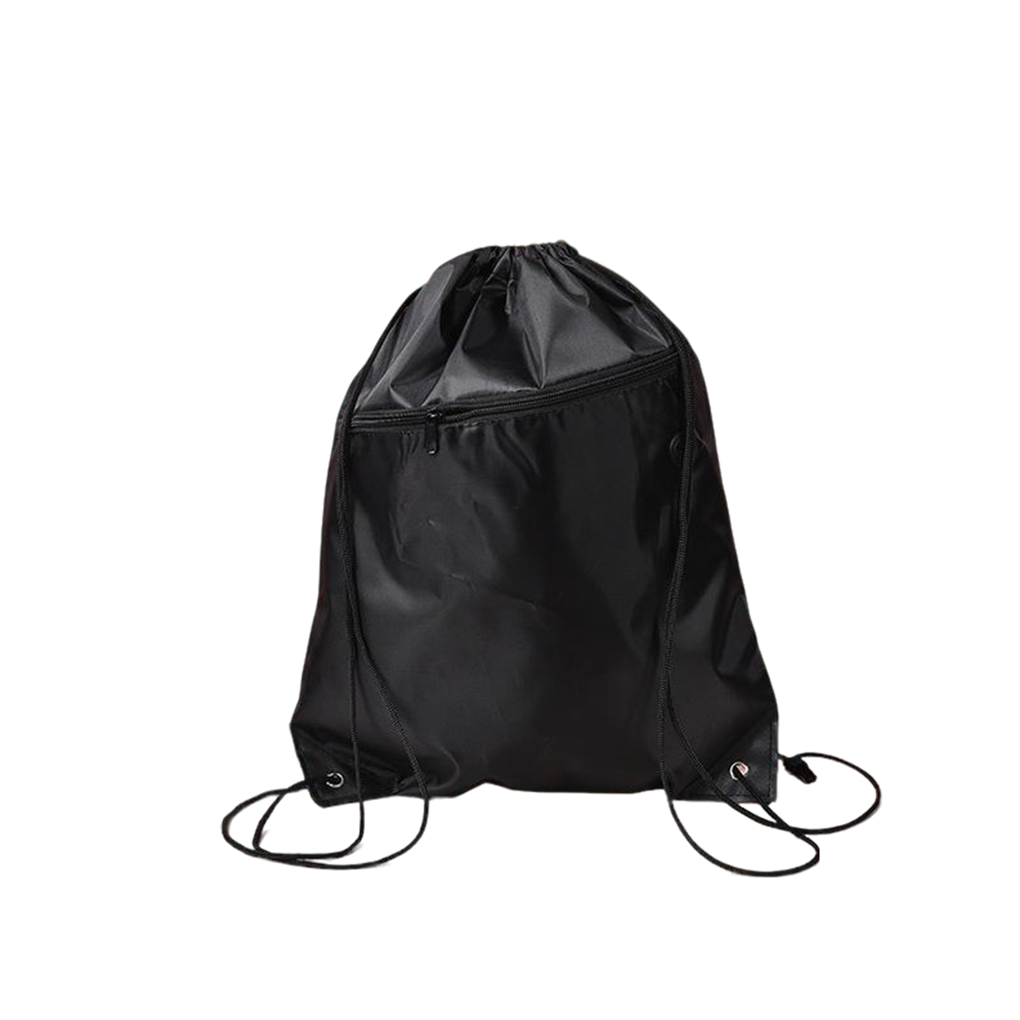 Nylon Drawstring Backpack With Front Compartment 4
