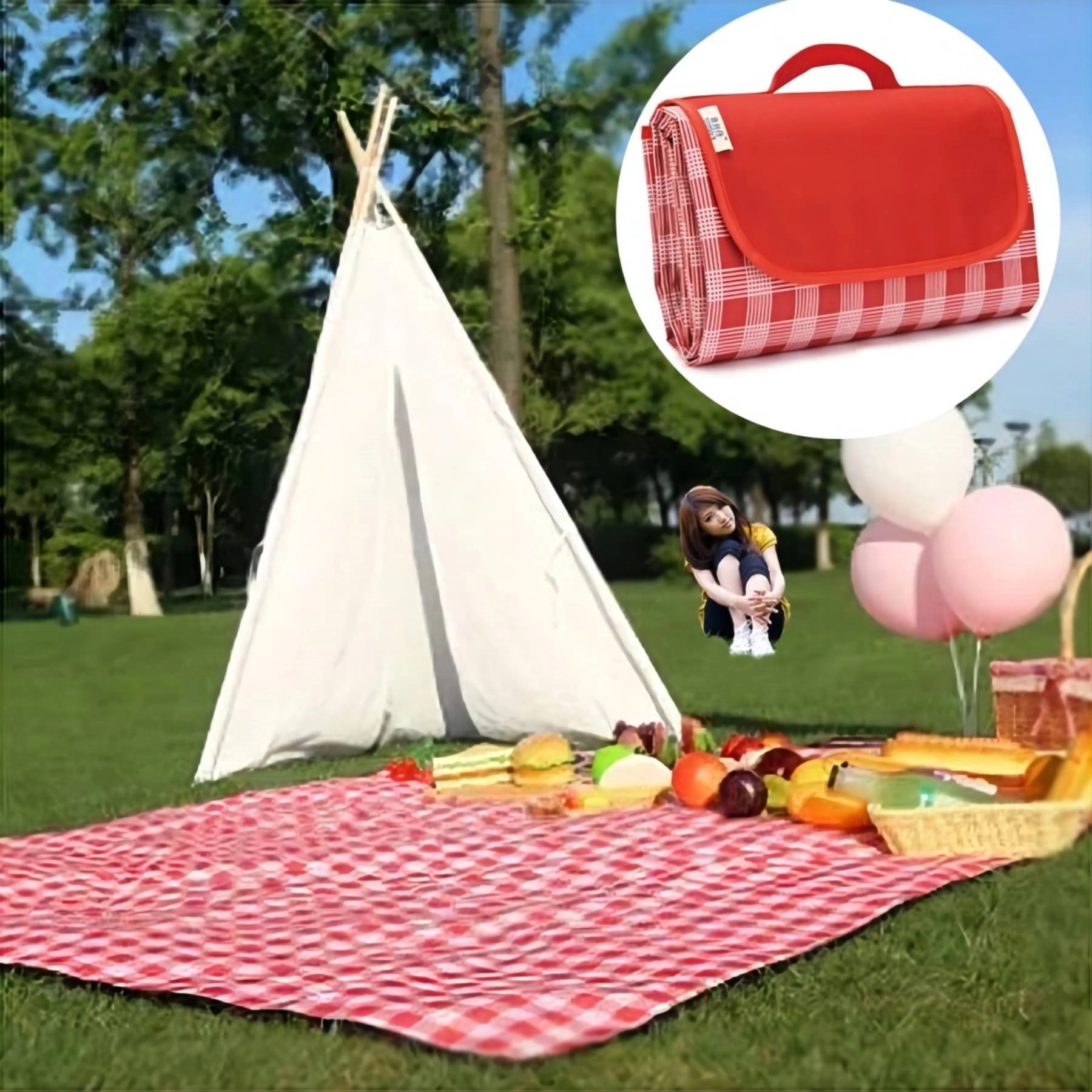 Oxford Foldable Outdoor Picnic Mat 2