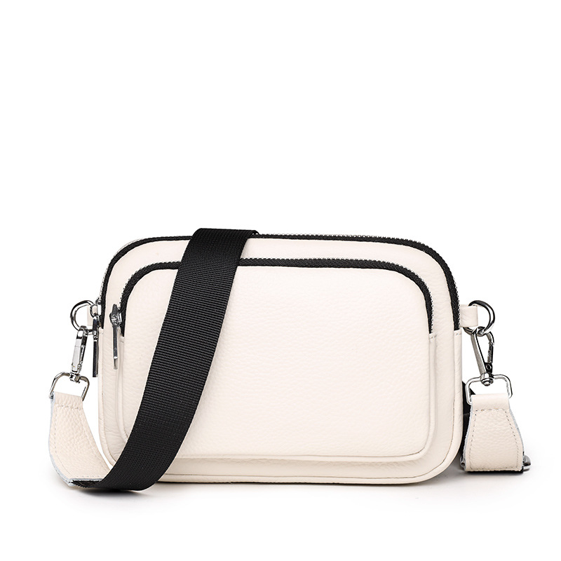 Genuine Leather Simple Design Trend Crossbody Bags 8