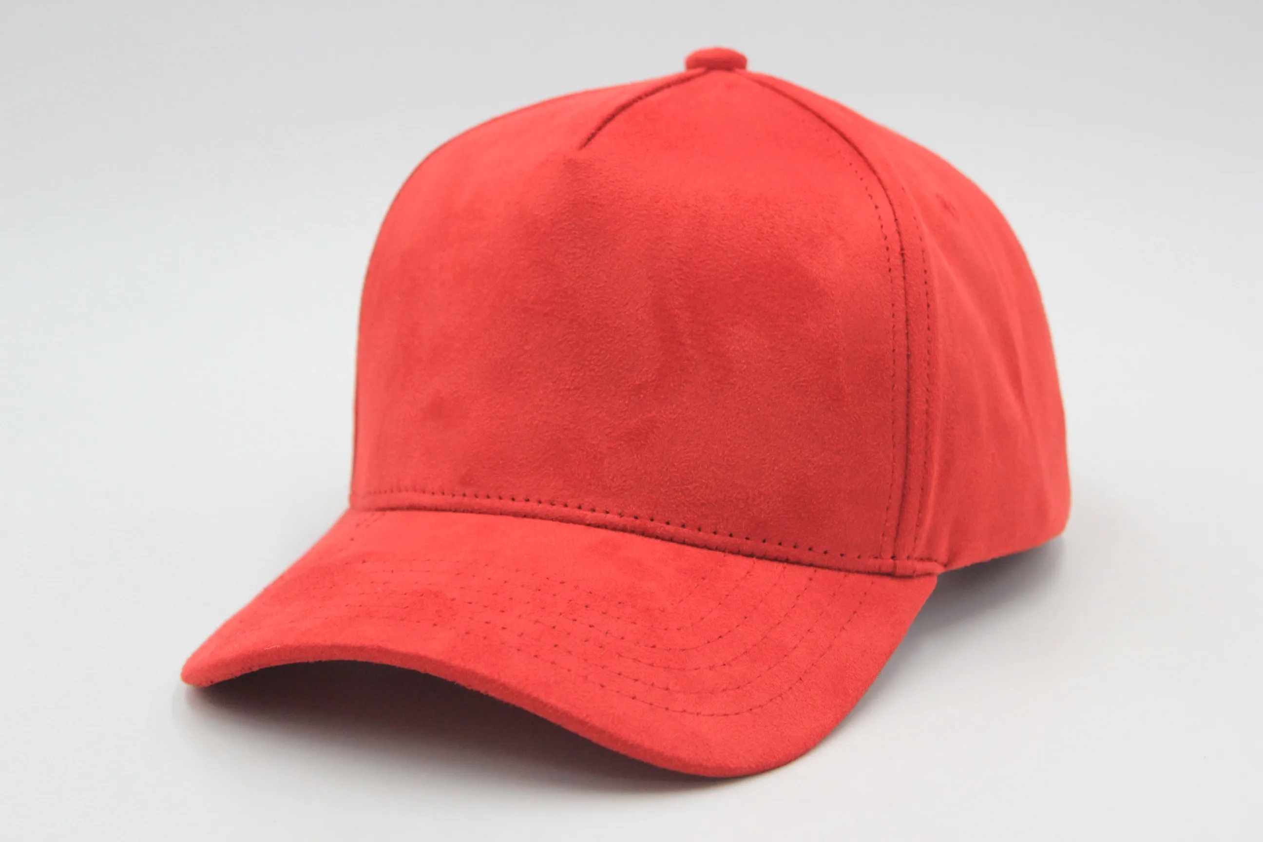 A Frame Suede 5 Panels Baseball Cap Snapback