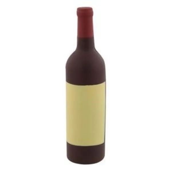 Foam Wine Bottle Stress Reliever with Your Logo 2