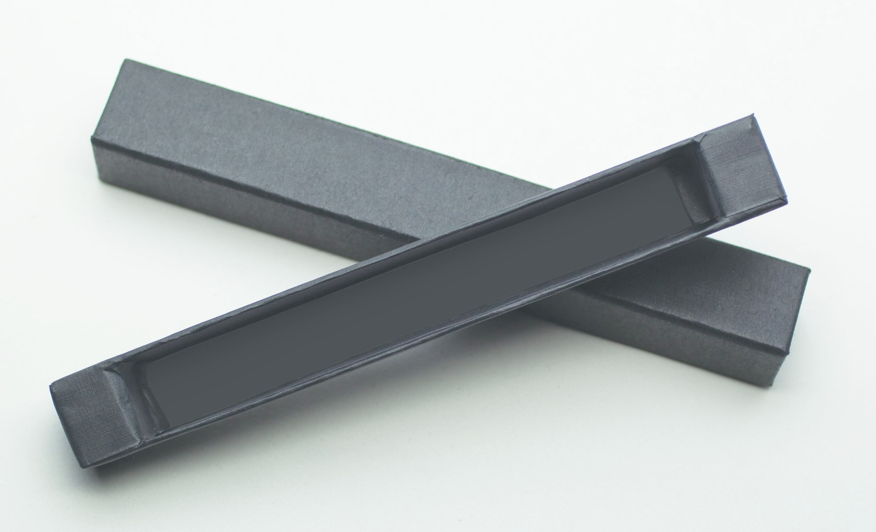 Black Slim Box With Lift Off Lid