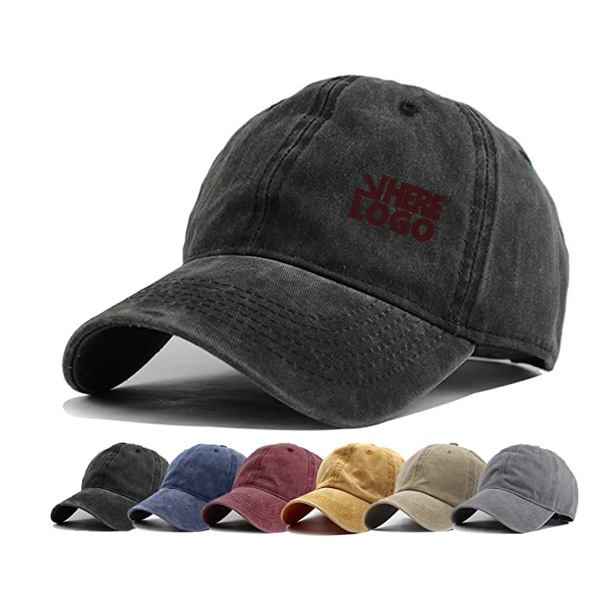 Vintage Washed Dad Hat 7