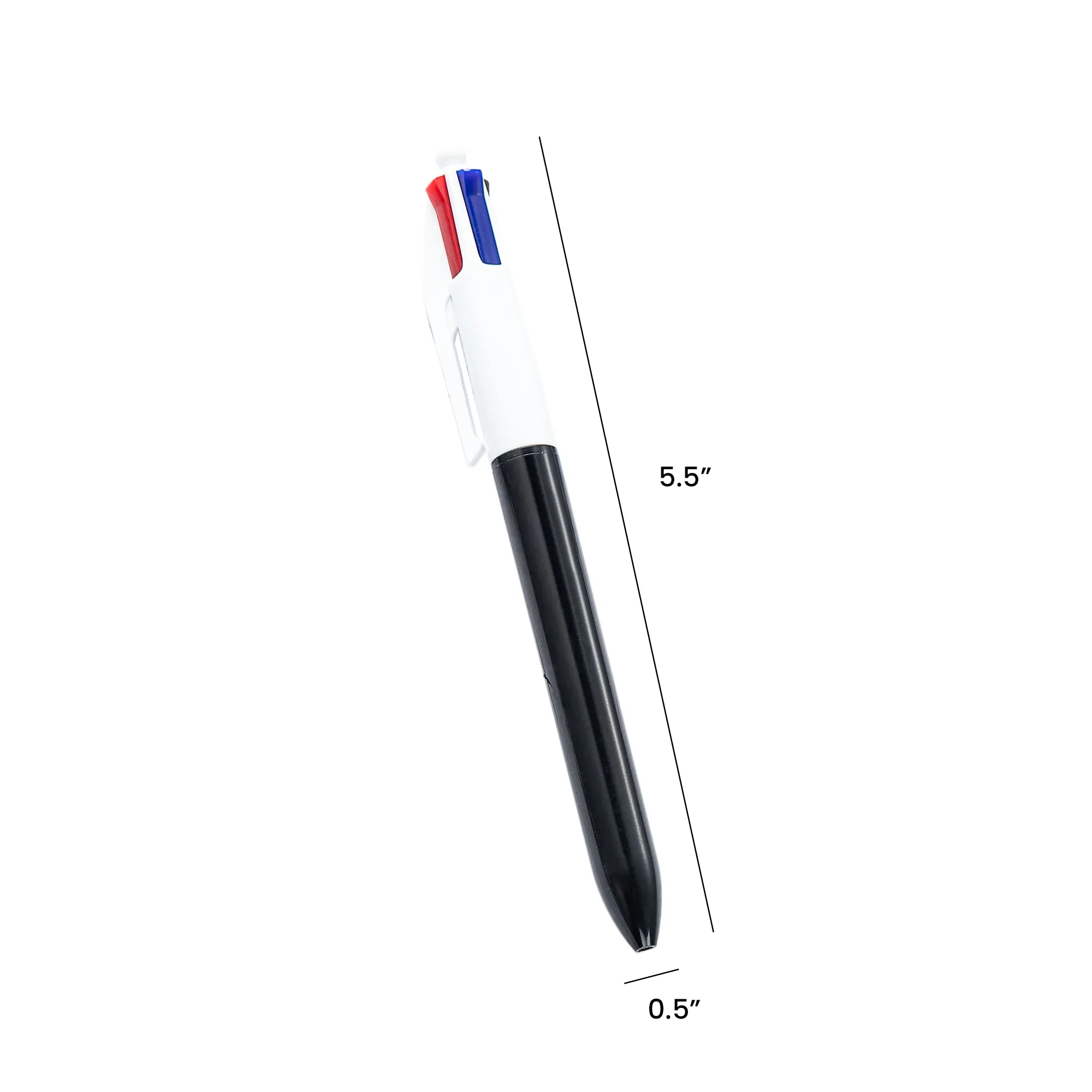 Four in One Push-Button Multi-Color Ballpoint Pen 12