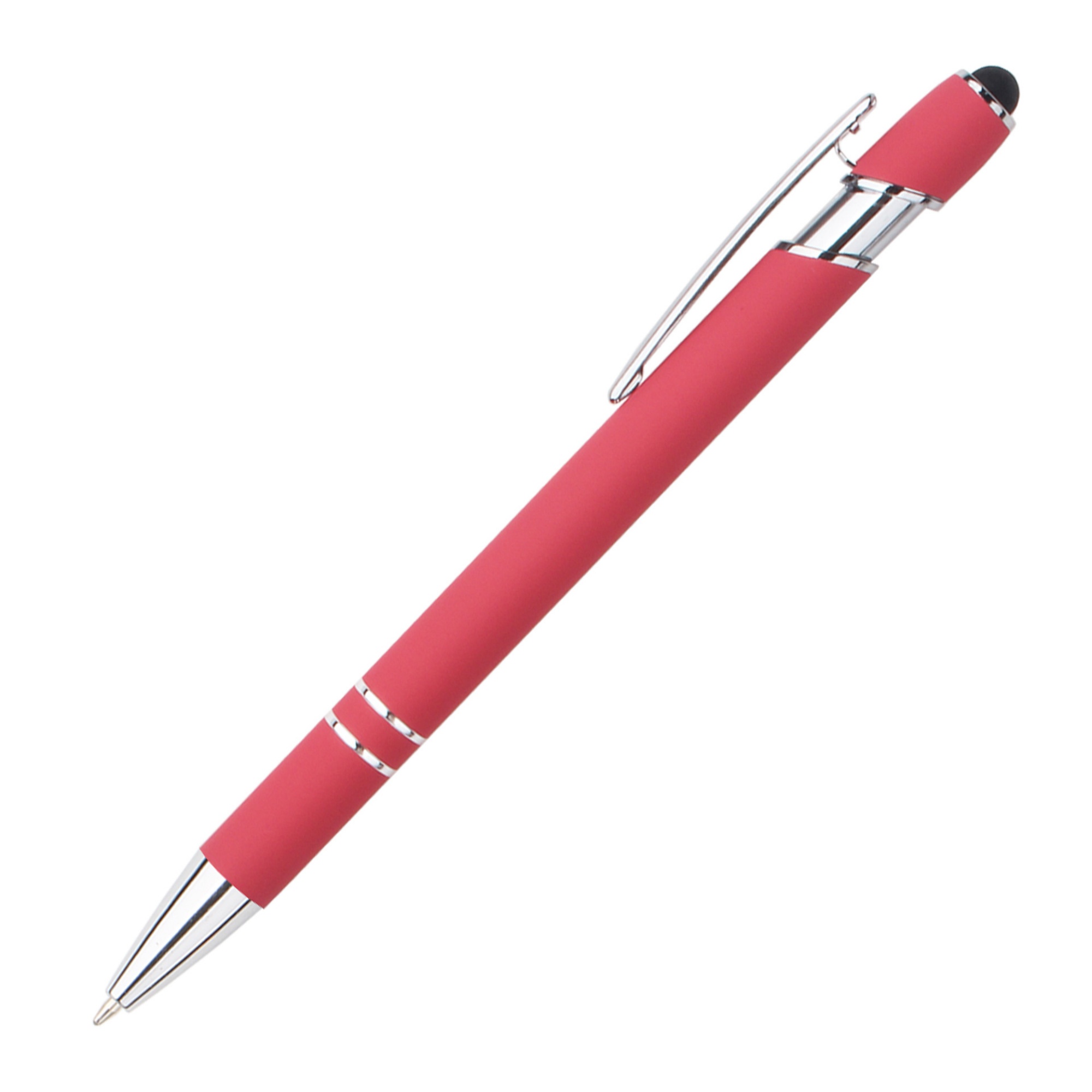 Stylus Tip Metal Ballpoint Pen 2-in-1 Retractable Design 9