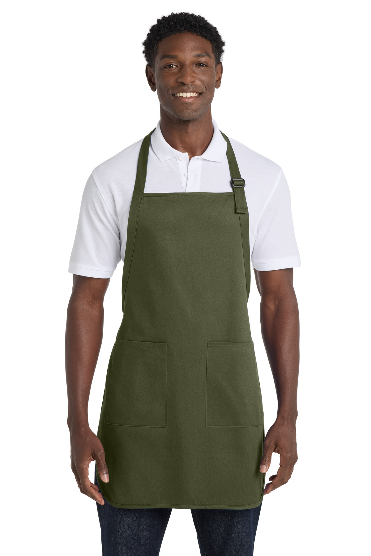 Port Authority Full-Length Apron with Pockets. A500 102