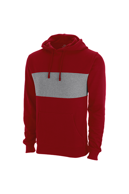 Premium Cotton Blocked Fleece Pullover Hoodie, custom hoodie or sweatshirt with logo imprint 23