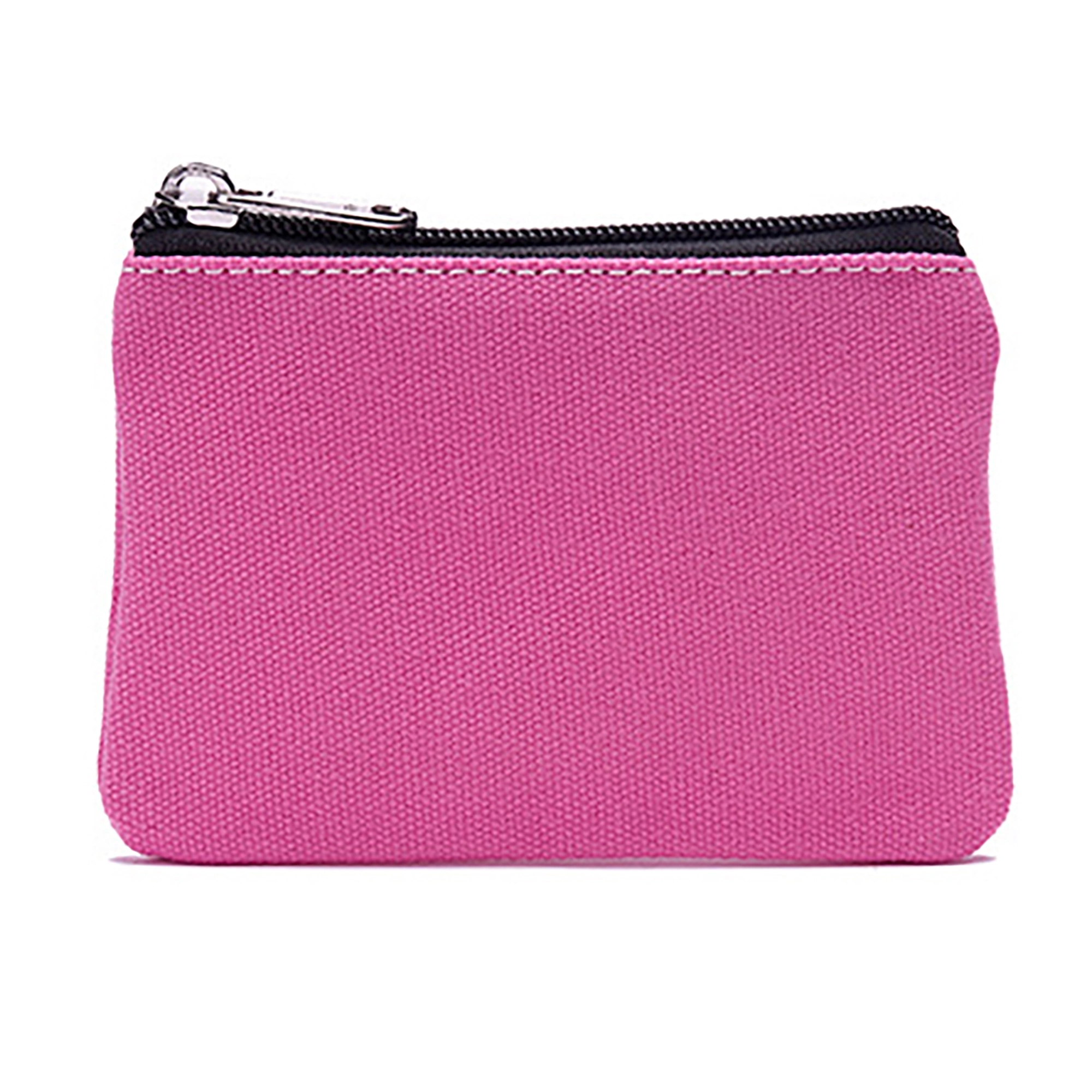 MOQ 50pcs Canvas Small Zipper Blank Coin Purses Pouches 26