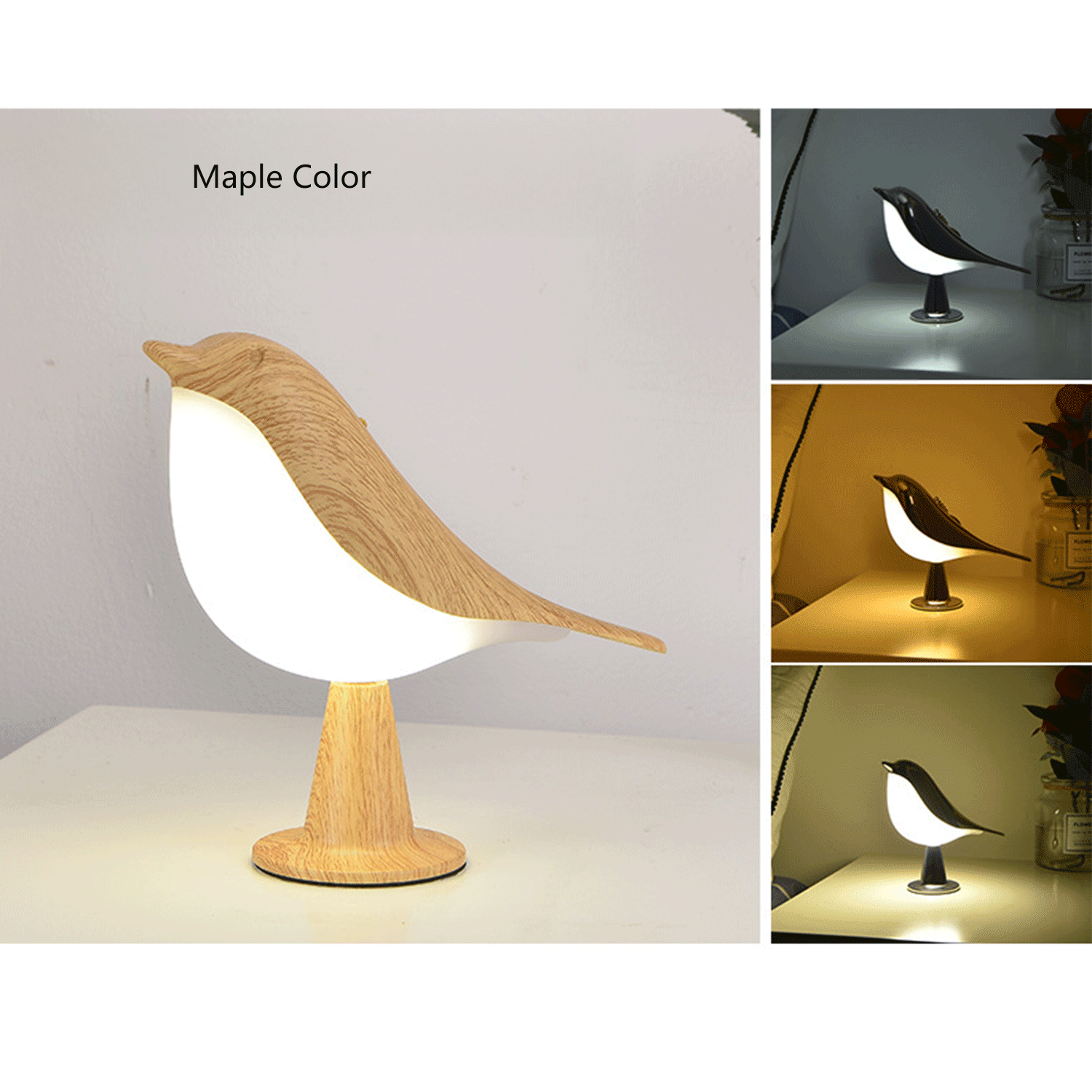 bedrooms decoration baby room adjustable Bird Touch Light 6
