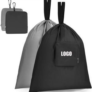 Dirty Laundry Bag with Handles and Aluminum Carabiner 13
