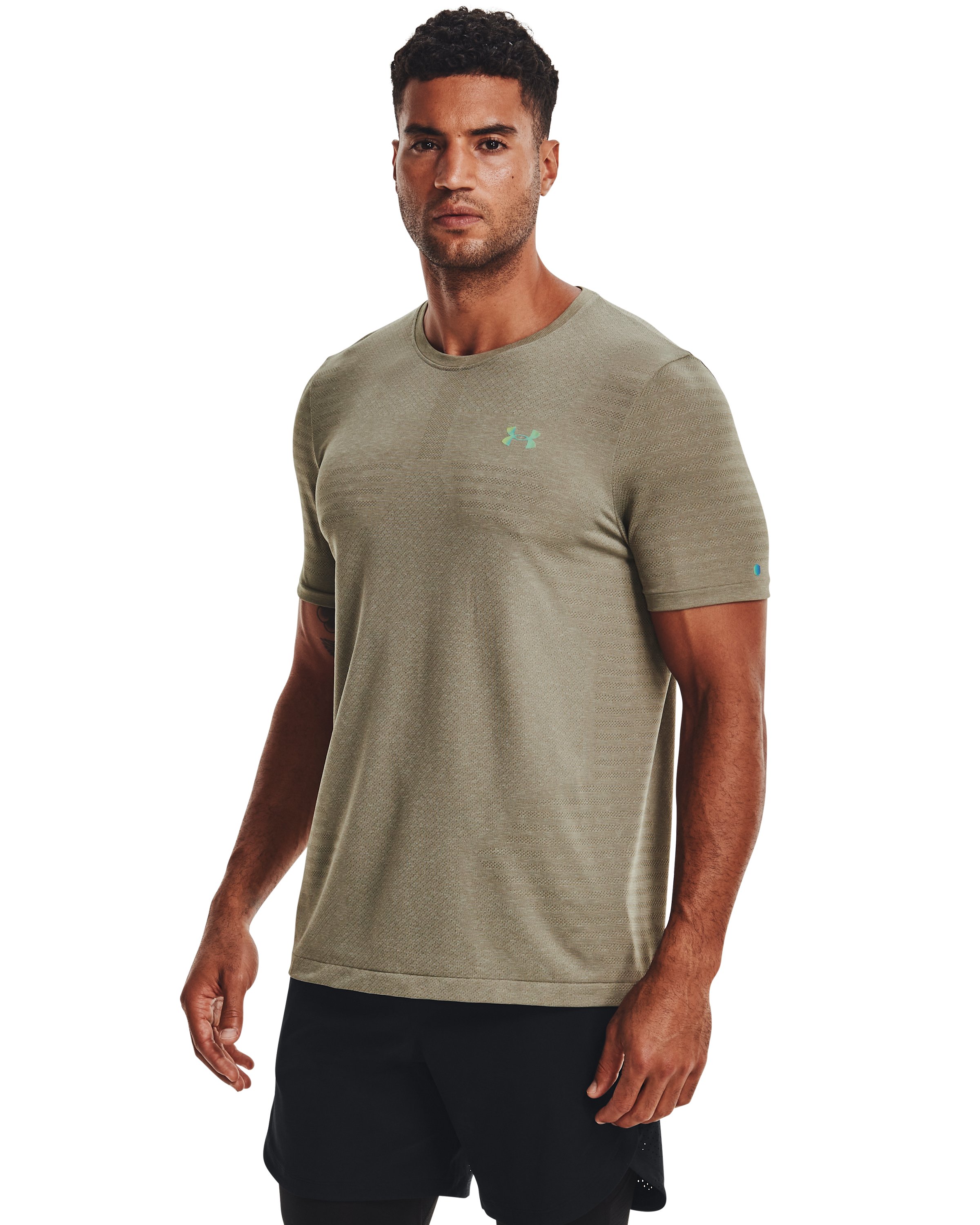 UA RUSH Seamless GeoSport Men's Short Sleeve 11