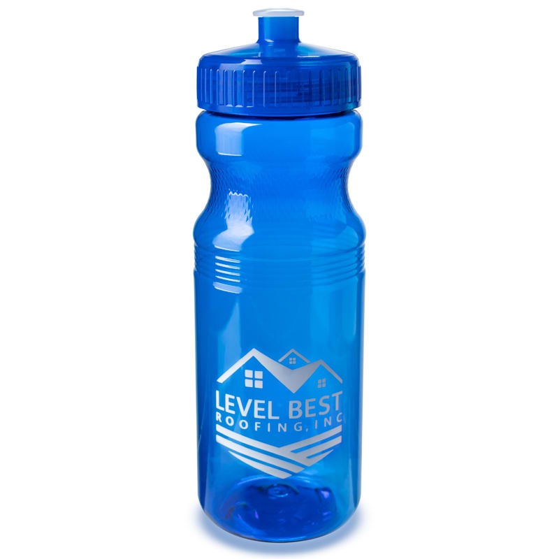 24 Oz Translucent Sports Water Bottles 32