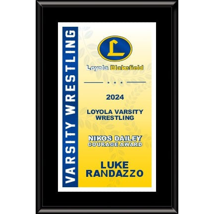 Varsity Plaque Series 12