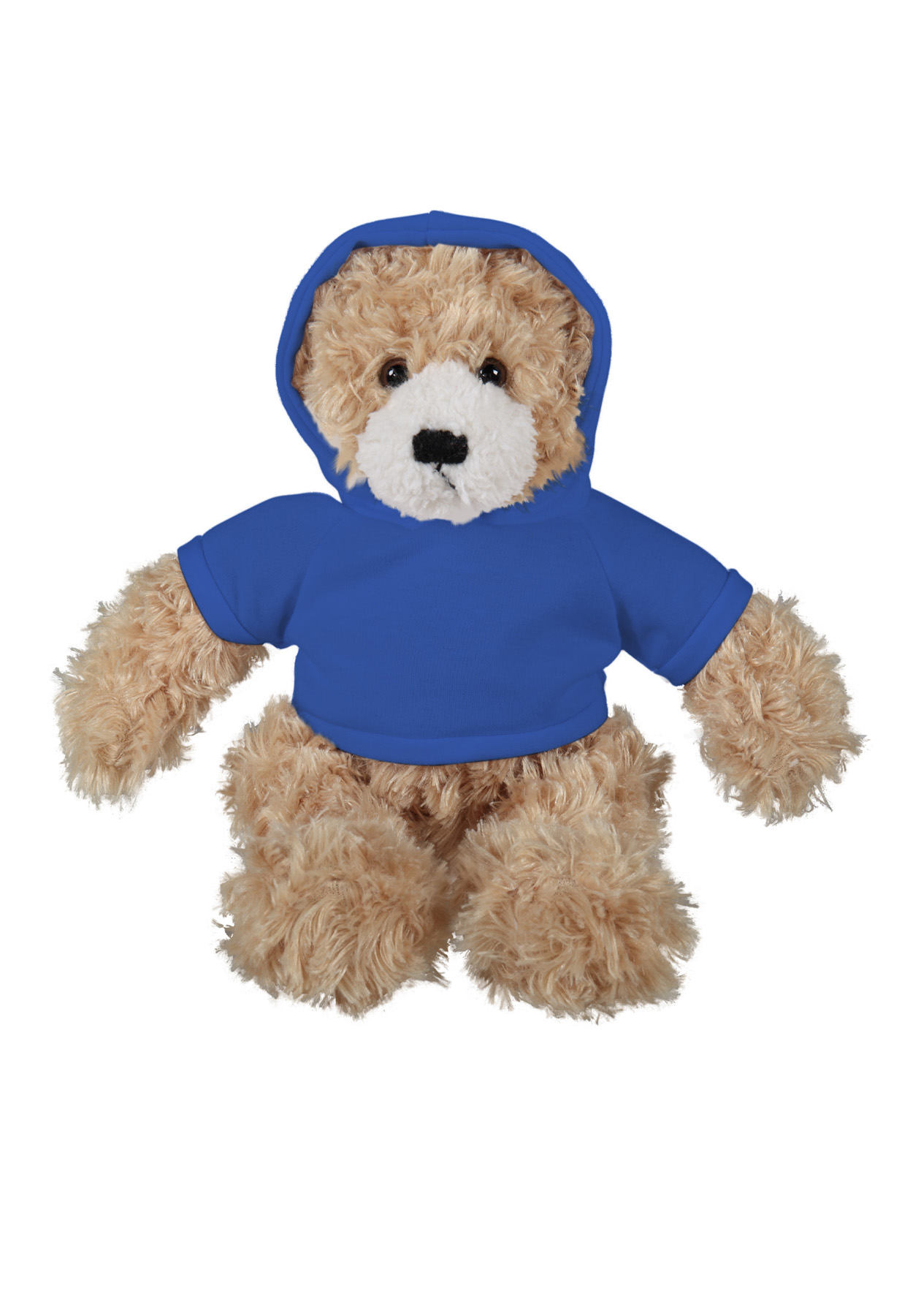 soft plush Beige Brandon Bear  with hoodie 14