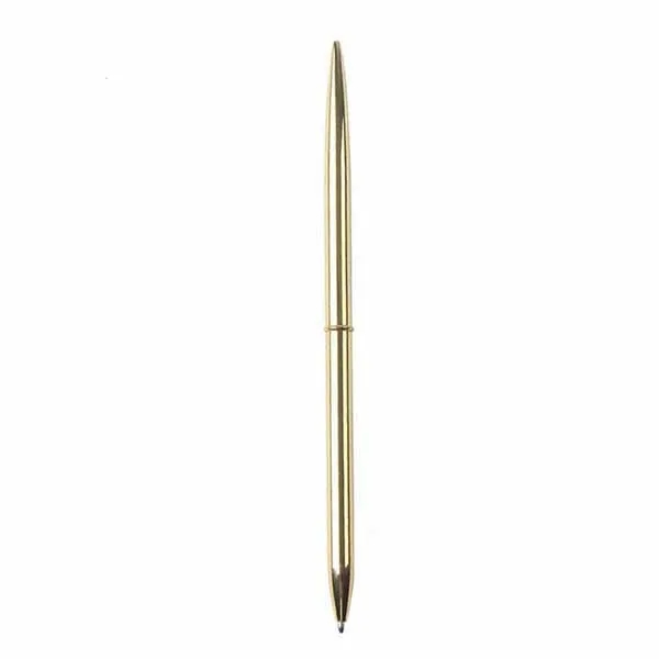 Slim Metallic Twist Glossy Retractable Writing Ballpoint Pen 9