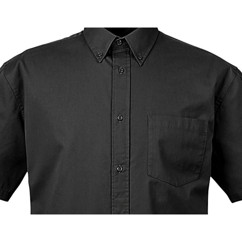 UltraClub Adult Short-Sleeve Whisper Twill 10