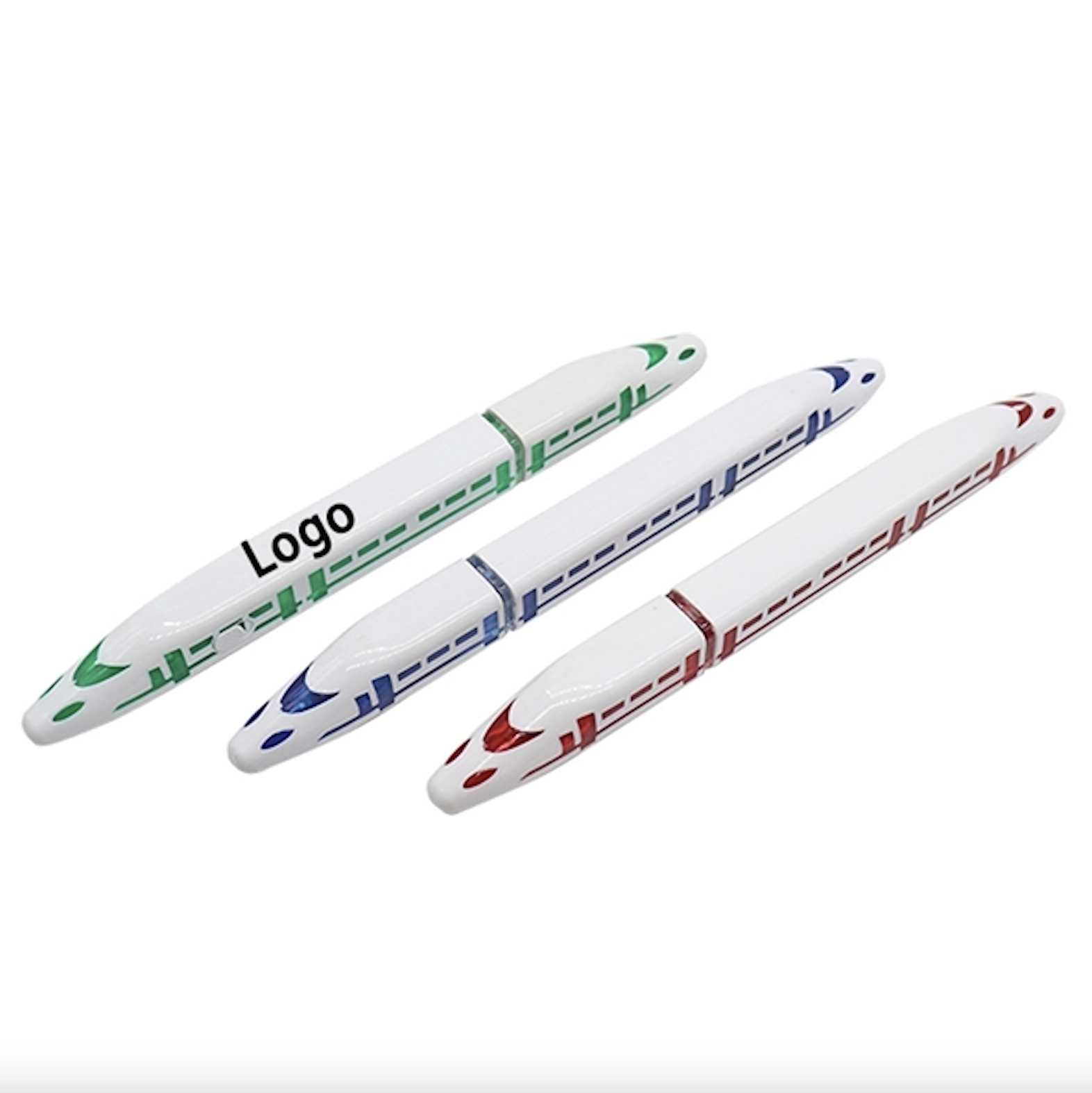 Led Light Train Ballpoint Pen 1