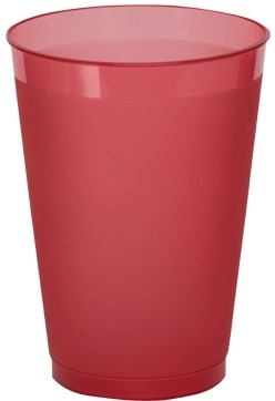 12 oz. Frosted Translucent Plastic Stadium Cup with Automated Silkscreen Imprint 11