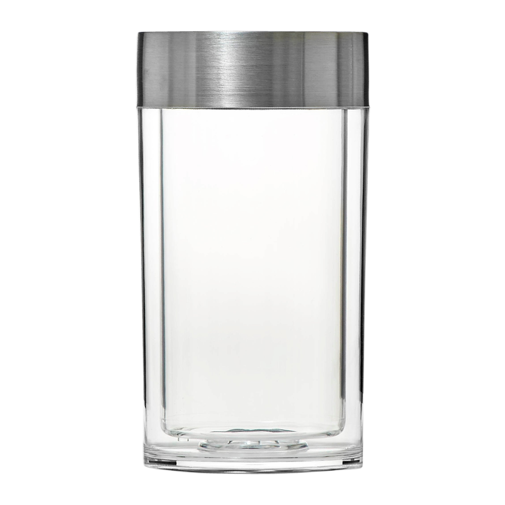 Hybrid Stainless Steel and Acrylic 1-Bottle Wine Chiller 7