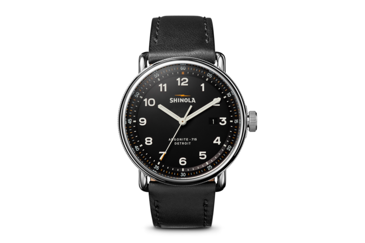 Shinola The Canfield Model C56 Leather Strap Watch 1