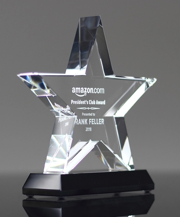 Crystal Star Award - Black Base 2