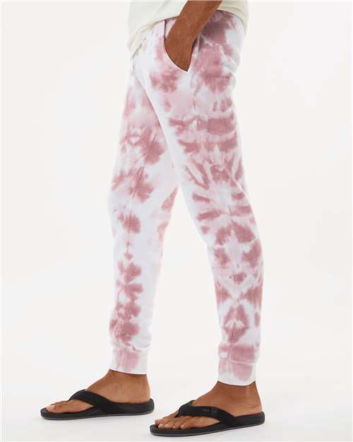 Unisex Tie-Dyed Fleece Joggers - 8884 24