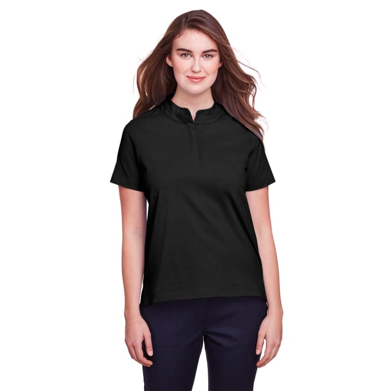 UltraClub Ladies' Lakeshore Stretch Cotton Performance Polo 2