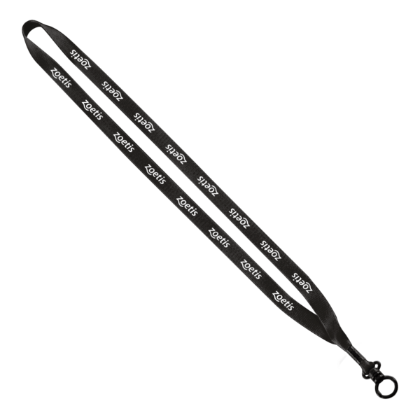 1/2" Polyester Lanyard with Plastic O-Ring 6