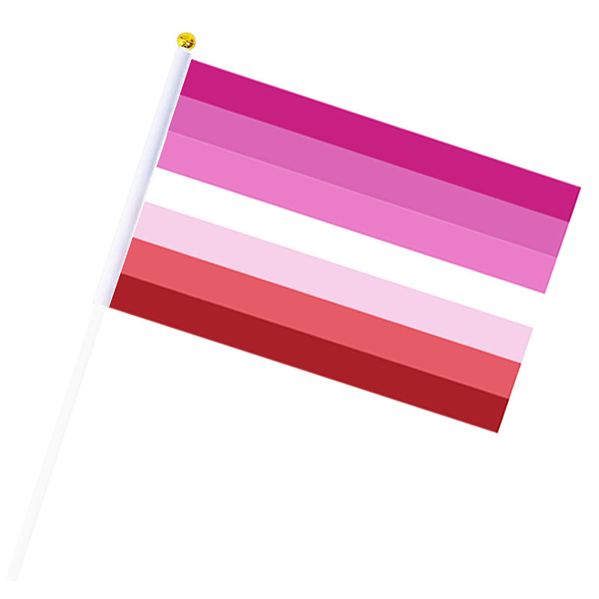Rainbow Pride Vibrant Handheld Waving Flag 2