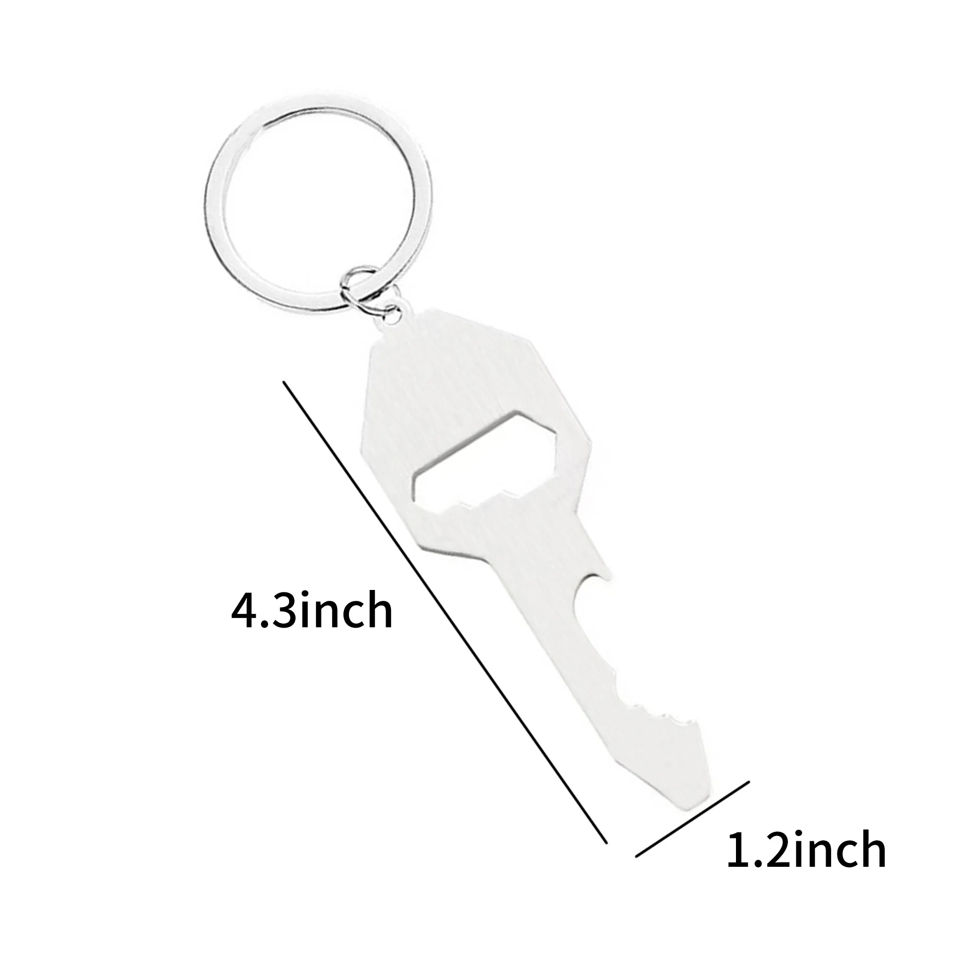 Stainless Steel Bottle Opener Keychain 2