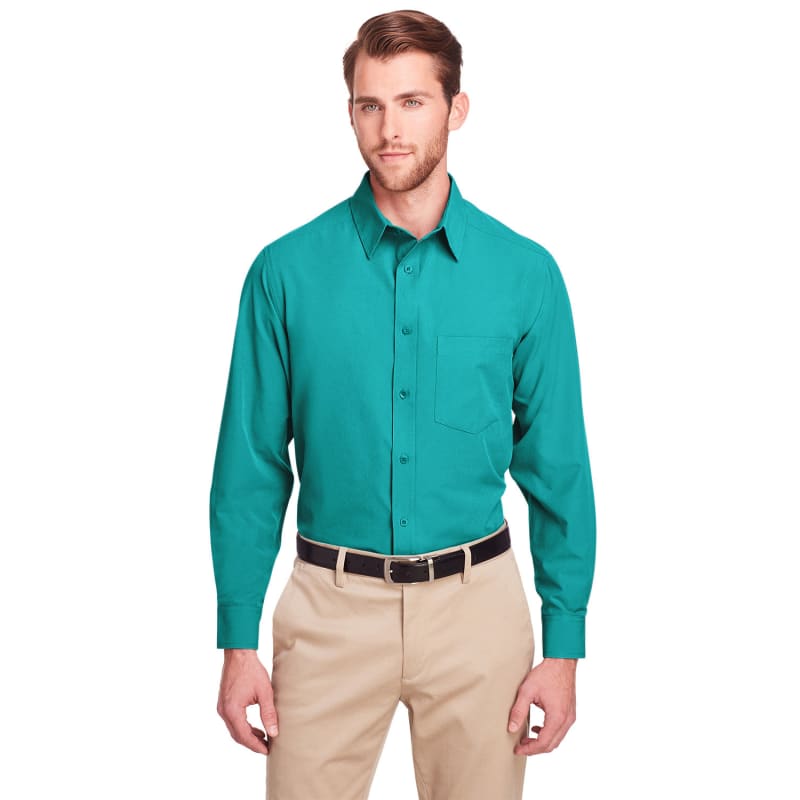 UltraClub Men's Bradley Performance Woven Shirt 7