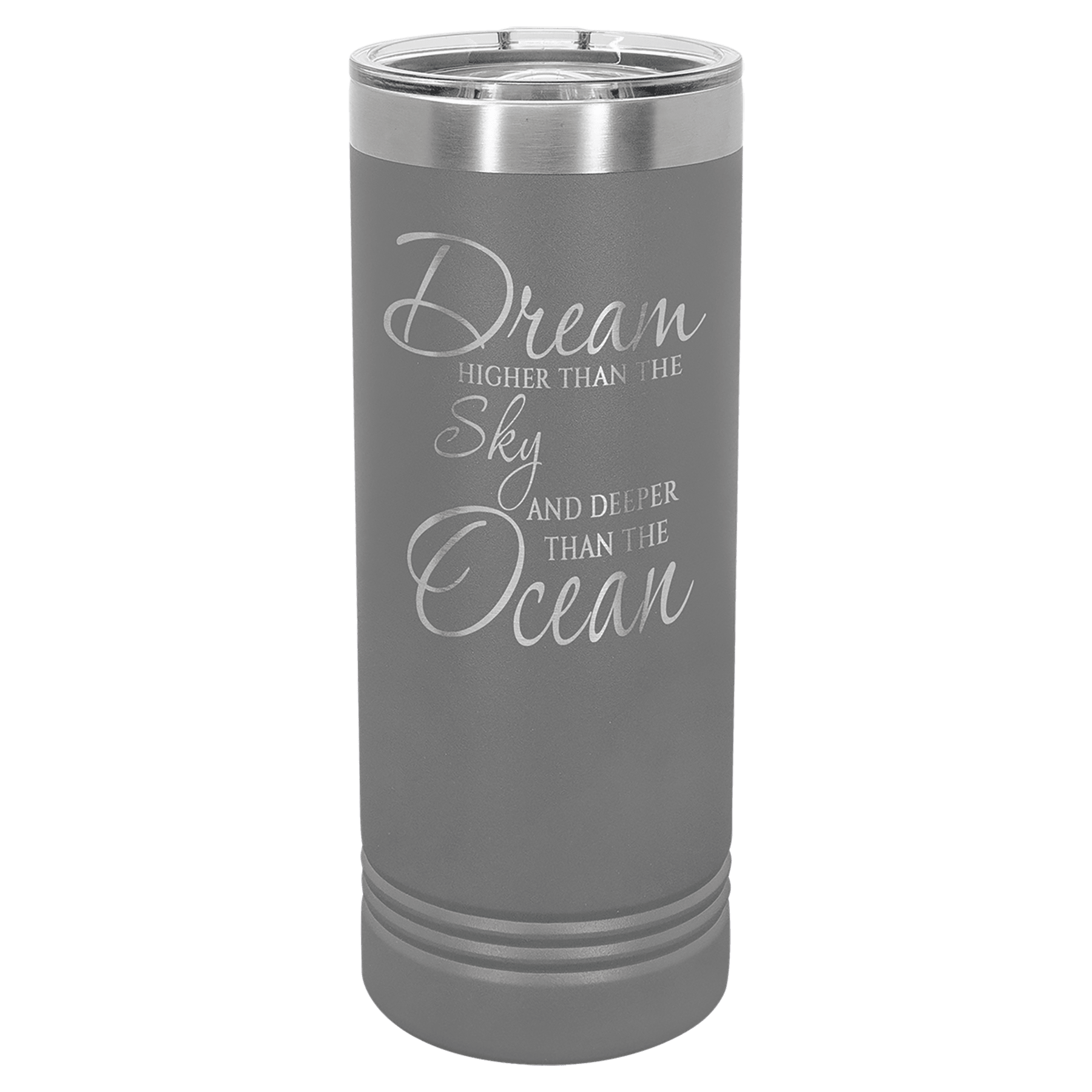 22 Oz. Stainless Steel Skinny Tumbler With Slider Lid 15