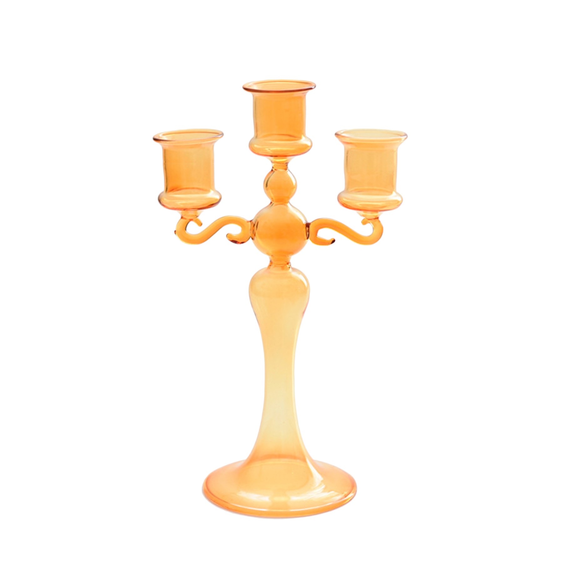 Glass Candlestick 3