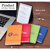 3" x 5" Recycled Stand Up Pocket Jotter 14