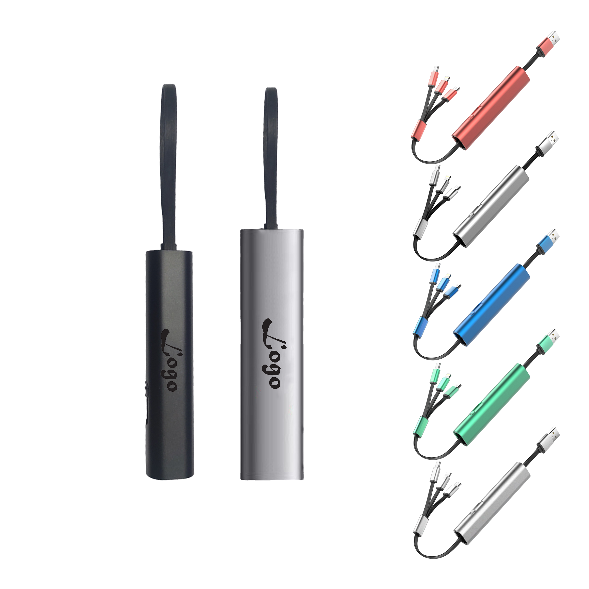 Portable 3-in-1 Retractable Charging Cable 1