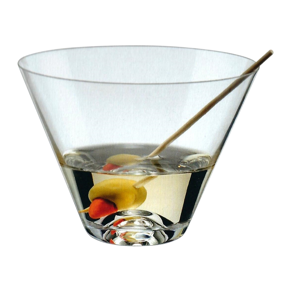 12oz. Drink Master Stemless Martini Glass 5