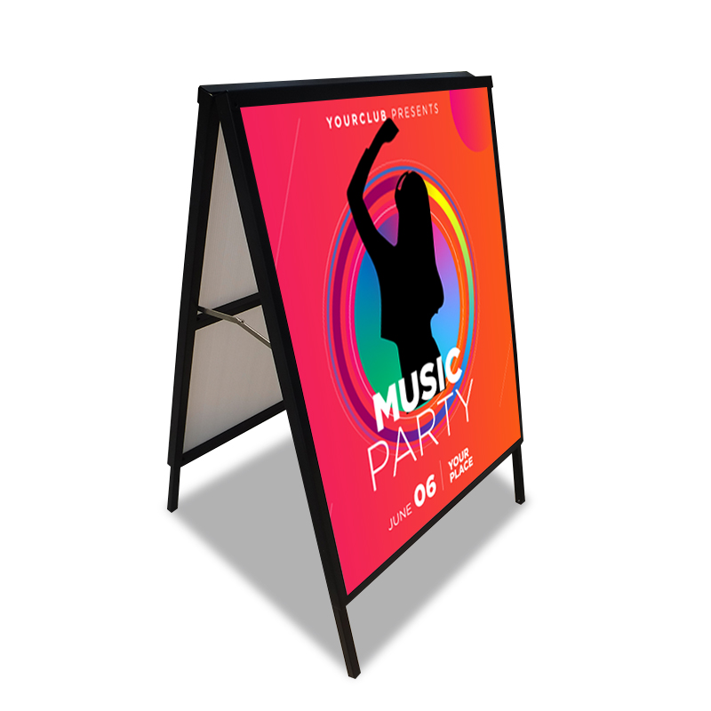Top Loading A Frame sidewalk signs a frame banner 5