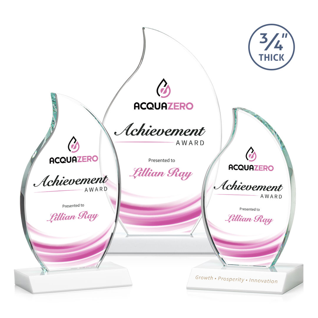 Croydon Flame VividPrint™ Award - White 4