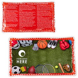 Team Sports Large Rectangle Aqua Pearls™ Hot/Cold Pack 1