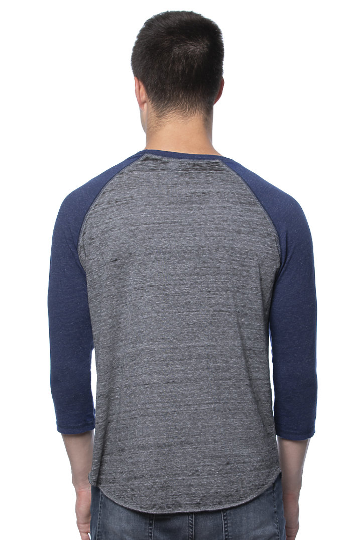 Unisex Triblend Raglan Baseball Burnout Wash 2