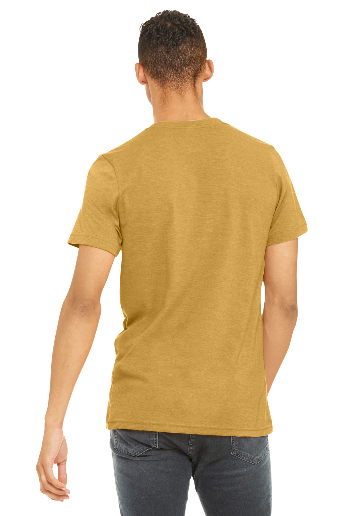 BELLA+CANVAS Unisex Heather CVC Short Sleeve Tee. BC3001CVC 502
