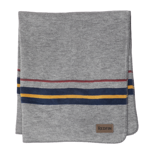 Chalet Stripe Blanket Made of 58% Recycled Cotton